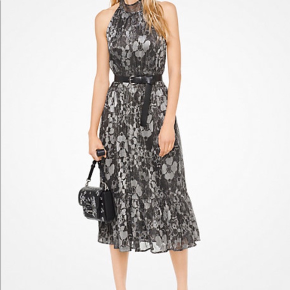 Michael Kors Dresses & Skirts - Flirty Silver/Black Michael Kors Dress